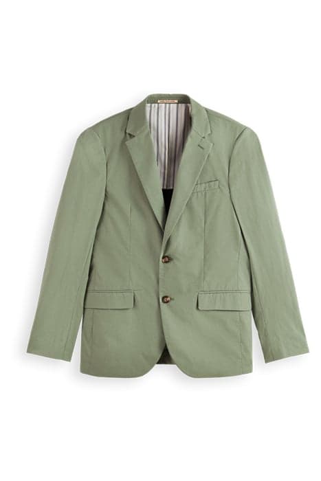 UNCONSTRUCTED DRESSED POPLIN BLAZER ARMY by Scotch & Soda