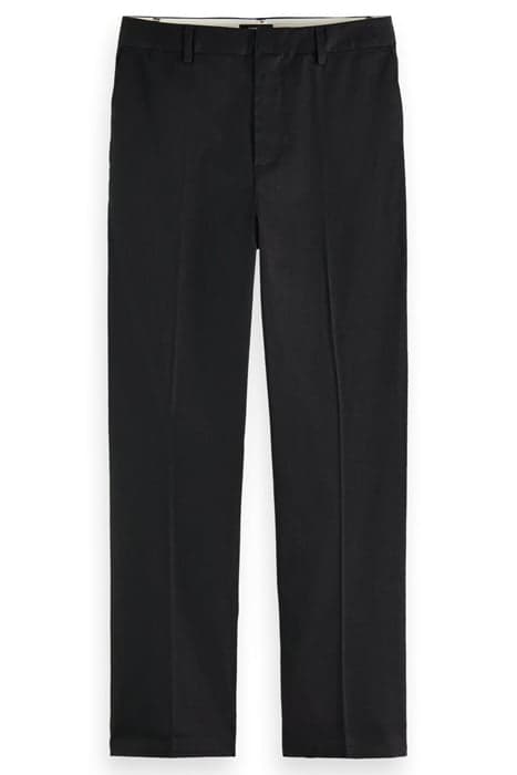 ABOTT - MID RISE TAPERED CHINO IN ORGANIC COTTON BLACK by Scotch & Soda