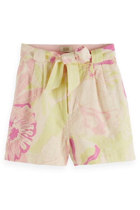 HIGH RISE CASUAL PRINTED SHORTS VONDELFIELD BLOSSOM by Scotch & Soda