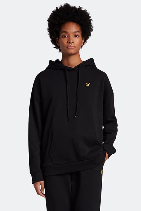 OVERSIZED HOODIE JET BLACK by Lyle & Scott