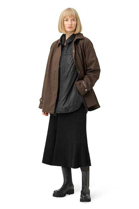 RAIN205 URBAN COAT CHOCOLATE BROWN by ILSE JACOBSEN HORNBÆK