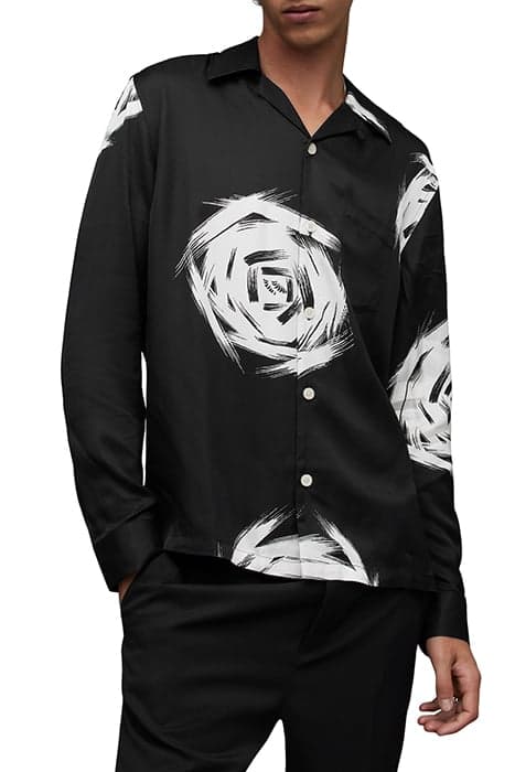 ROSE GALAXY LS SHIRT JET BLACK by AllSaints