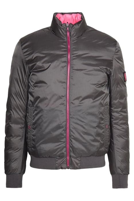 REVERSIBLE FLASH CIRCUIT JACKET GRANITE GREY / NEON PINK by Belstaff