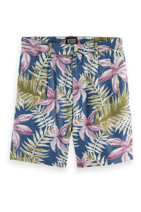 TWILT - ALLOVER PRINTED SOFT PLEATED SHORTS COMBO A by Scotch & Soda