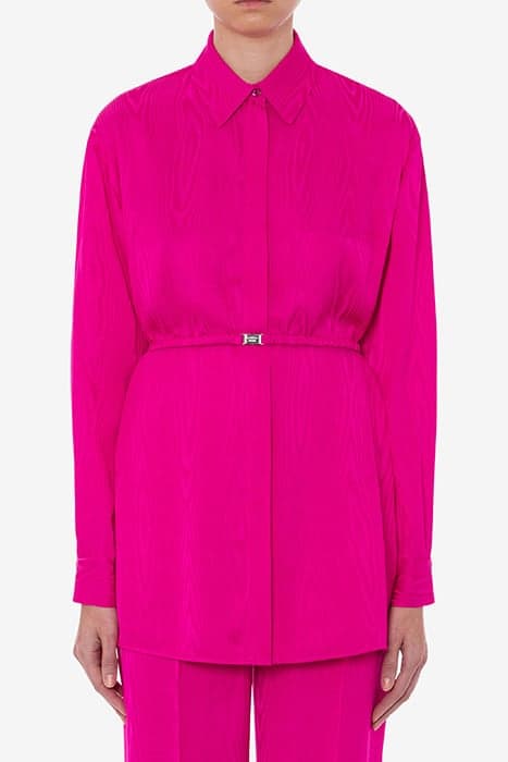 SAFETY BELT FLUID MOIRÉ SHIRT PINK by Moschino