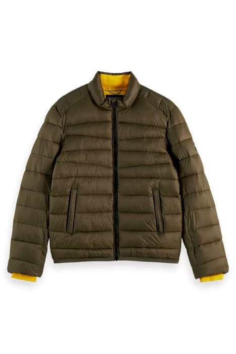 SHORT PUFFER JACKET MILITARY by Scotch & Soda