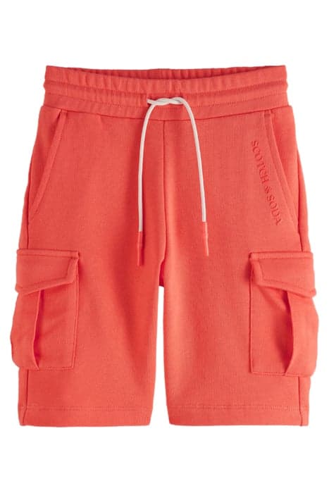 CARGO SWEATSHORTS IN ORGANIC COTTON HIBISCUS by Scotch & Soda