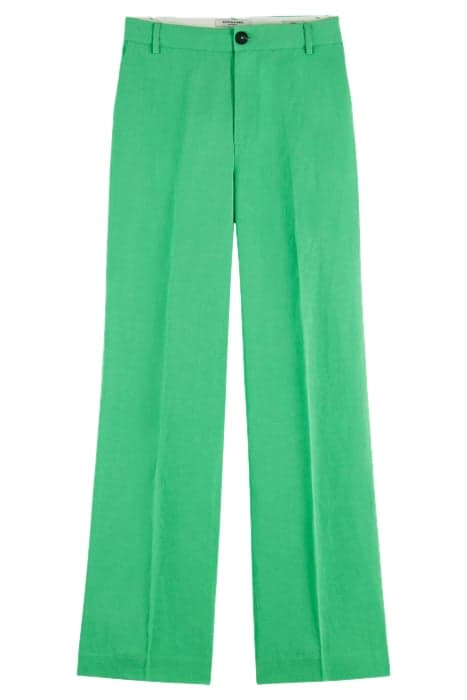 EDIE - HIGH RISE WIDE LEG SUMMER EVENT TROUSERS BRIGHT PARAK by Scotch & Soda