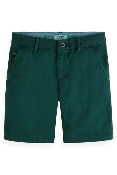 GARMENT-DYED CHINO SHORTS BOTANICAL GREEN by Scotch & Soda