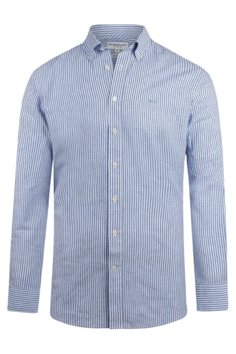 LINEN STRIPE SHIRT LIGHT BLUE by McGregor