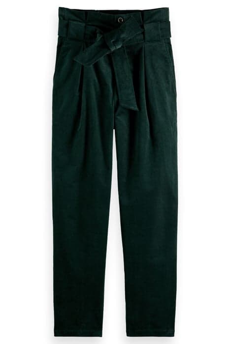 DAISY - HIGH RISE STRAIGHT LEG PAPERBAG TROUSERS BLUE SPRUCE by Scotch & Soda