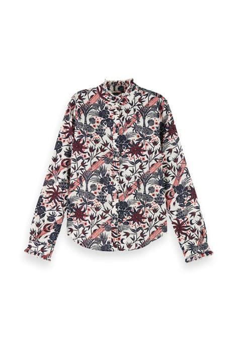 LONG SLEEVE ALLOVER PRINTED SHIRT COMBO F by Scotch & Soda