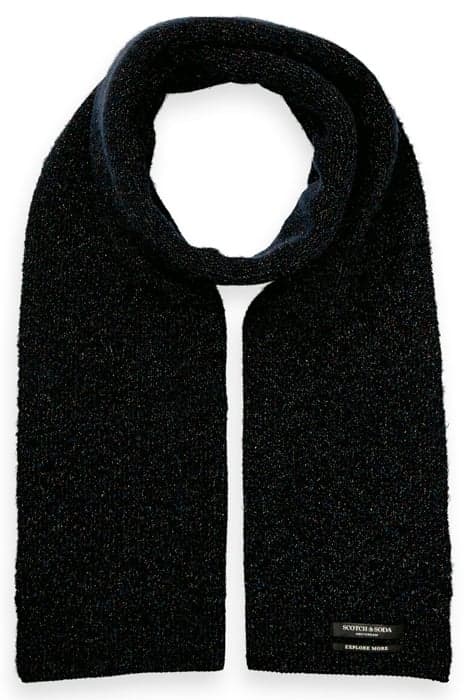 LUREX KNITTED SCARF BLACK SKY by Scotch & Soda