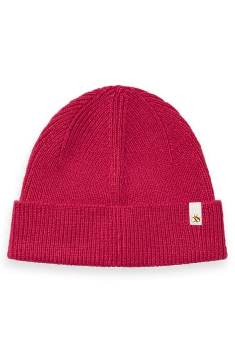 WOOL-BLEND RIB KNIT BEANIE LOVE POTION by Scotch & Soda