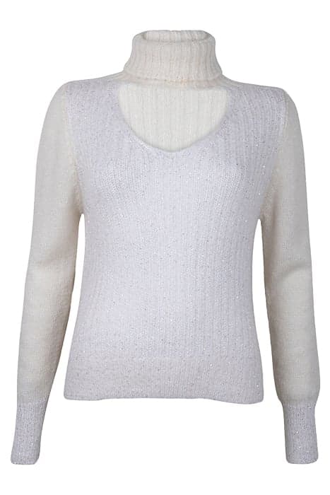 GESSO MAGLIA MISTO LANA SOFFIC PURITY WHITE by PINKO