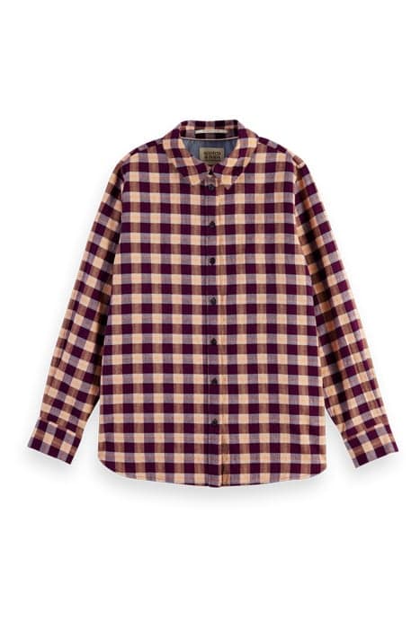 CHECKED OVERSIZED SHIRT CHECK THISTLE by Scotch & Soda