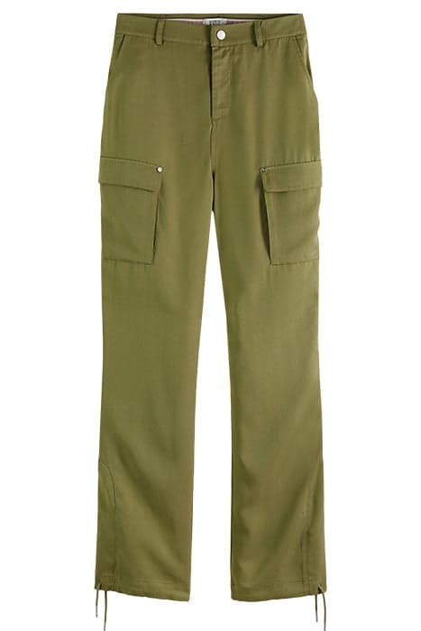 LARA - HIGH RISE STRAIGHT LEG CARGO ARMY by Scotch & Soda