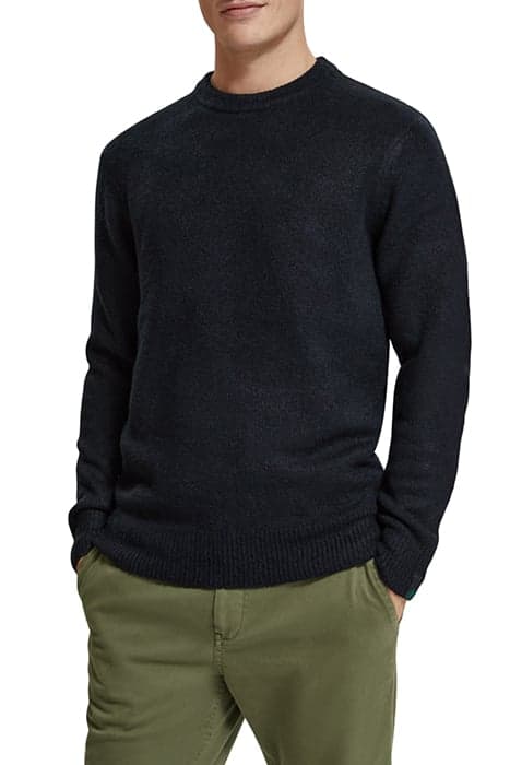 REGULAR FIT SOFTY-KNIT MELANGE PULL NIGHT by Scotch & Soda