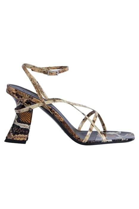 KERSTI SNAKE PRINT PATENT LEATHER by BY FAR