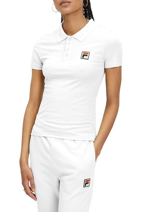 LEUBEN POLOSHIRT BRIGHT WHITE by FILA