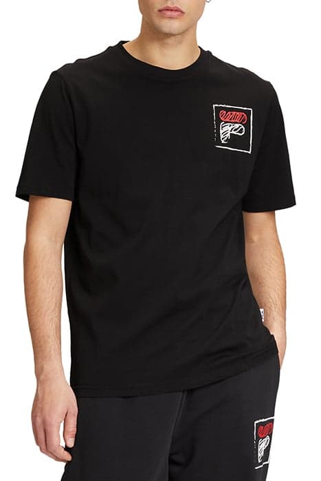 LUTON GRAPHIC TEE BLACK by FILA