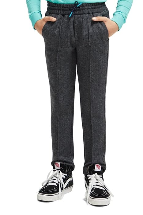 RELAXED SLIM-FIT KNITTED PANTS ANTRA MELANGE by Scotch & Soda