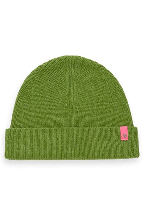 WOOL-ALPACA BLEND RIB KNIT BEANIE MOJITO by Scotch & Soda