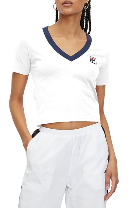 LUDHIANA V-NECK TEE BRIGHT WHITE by FILA