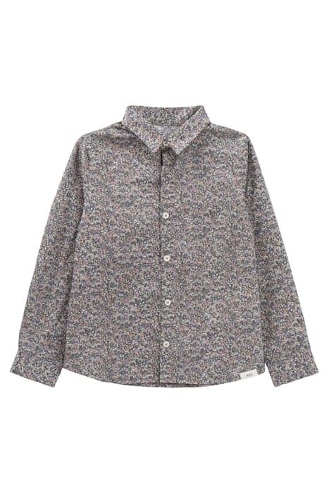 BOY'S GREEN LIBERTY MICRO FLOWER SHIRT by IKKS