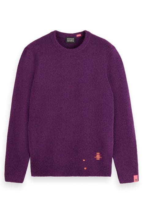 REGULAR FIT SOFTY-KNIT MELANGE PULL VIOLET DREAM by Scotch & Soda