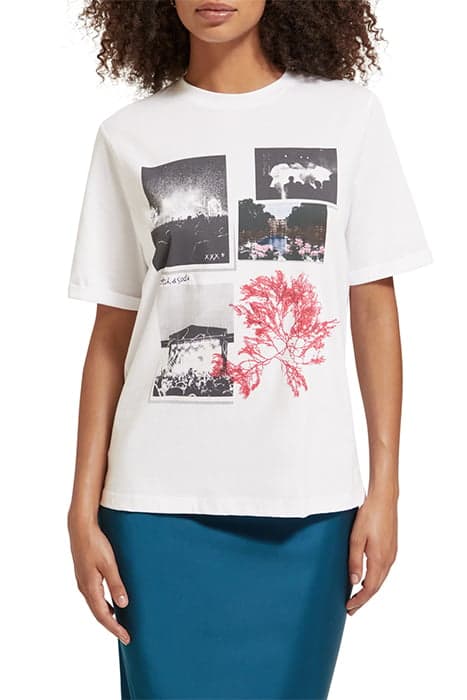 AMSTERDAM PHOTO RELAXED FIT T-SHIRT WHITE by Scotch & Soda