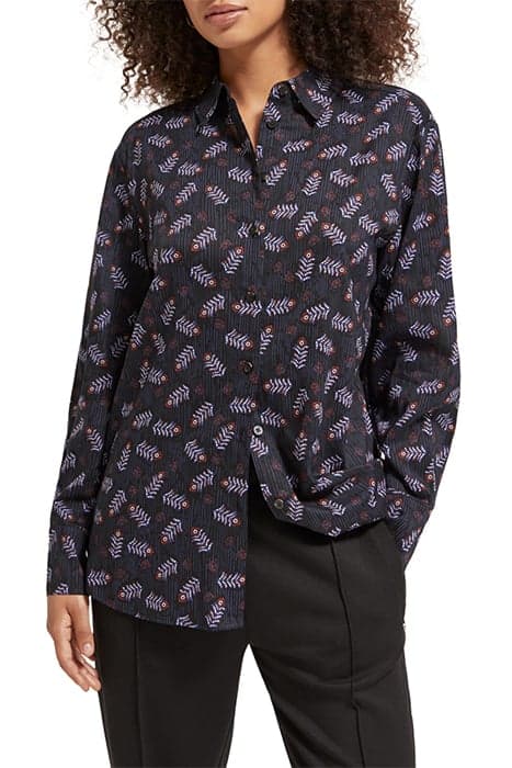 ALL OVER PRINTED RELAXED FIT SHIRT FOLK FLORAL by Scotch & Soda