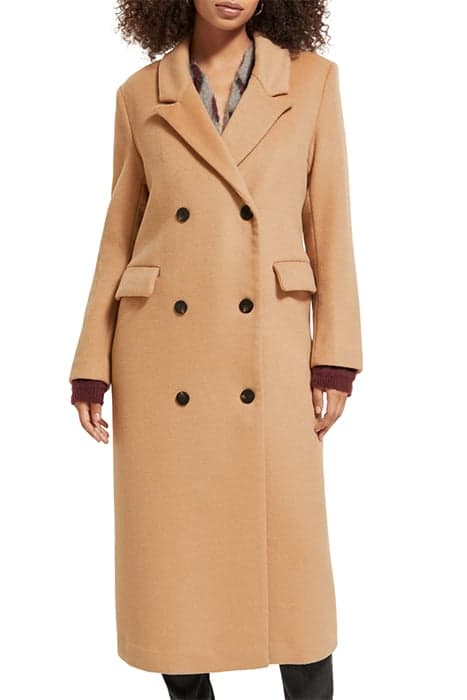 DOUBLE BREASTED WOOLEN COAT DUNE by Scotch & Soda