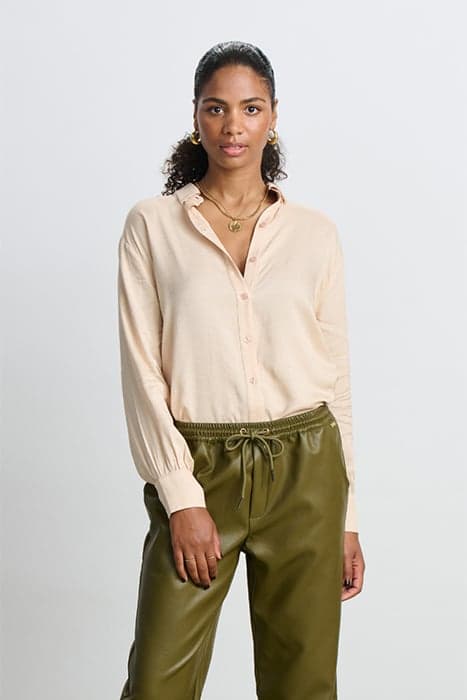 BLOUSE - MILLY SMOKEY SAND by POM Amsterdam