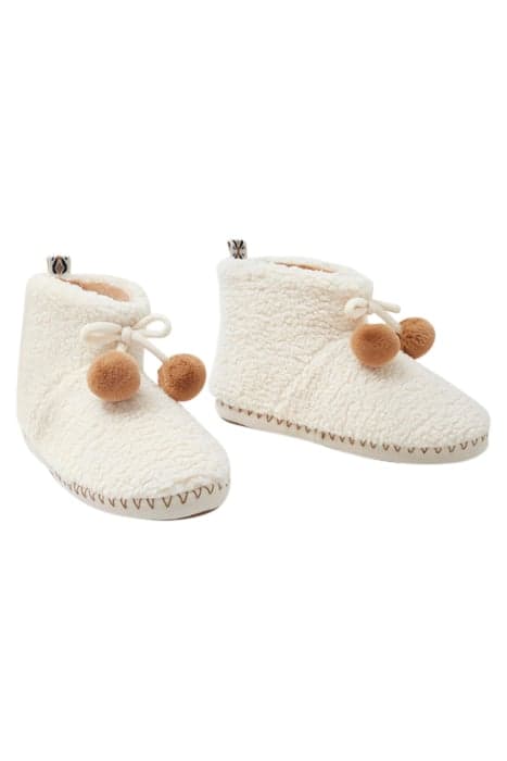 BORG SLIPPER BOOTIE LIGHT NATURAL by White Stuff