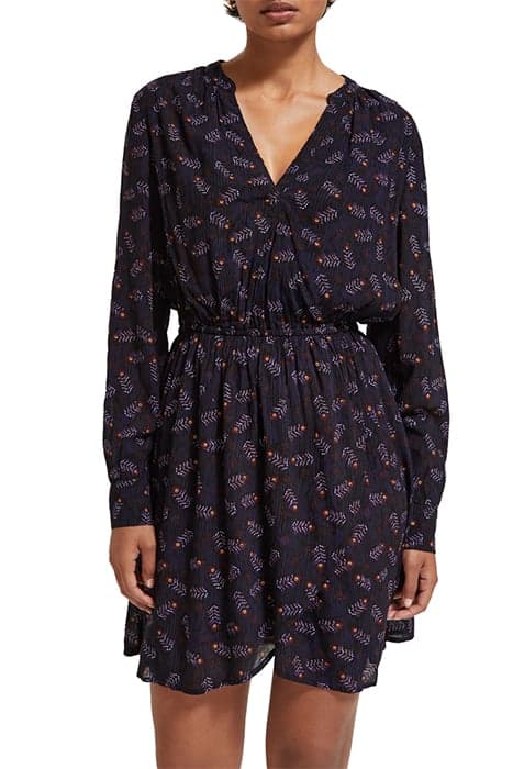 PRINTED MINI DRESS FOLK FLORAL by Scotch & Soda