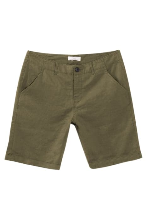 KHAKI LINEN BERMUDAS by IKKS