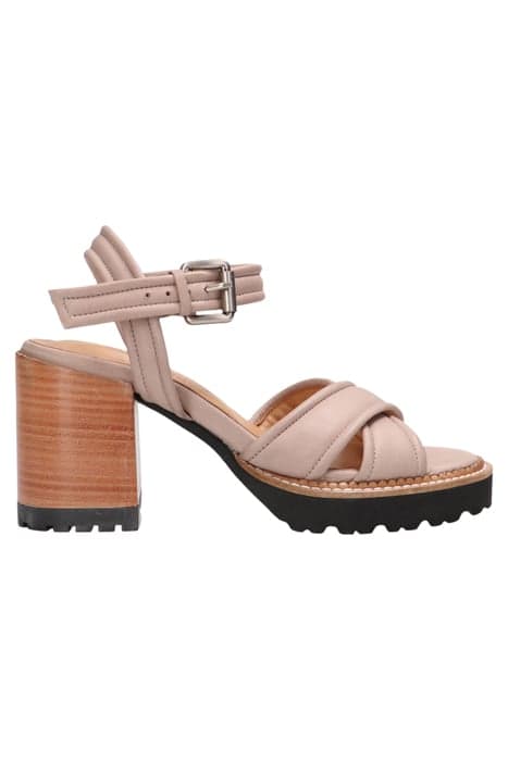 SHS1171 SANDALETTE CALF NAPPA LEATHER TAUPE by Shabbies Amsterdam