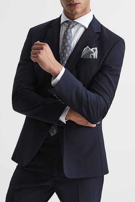 PRAY-SLIM FIT TRAVEL BLAZ NAVY by Reiss