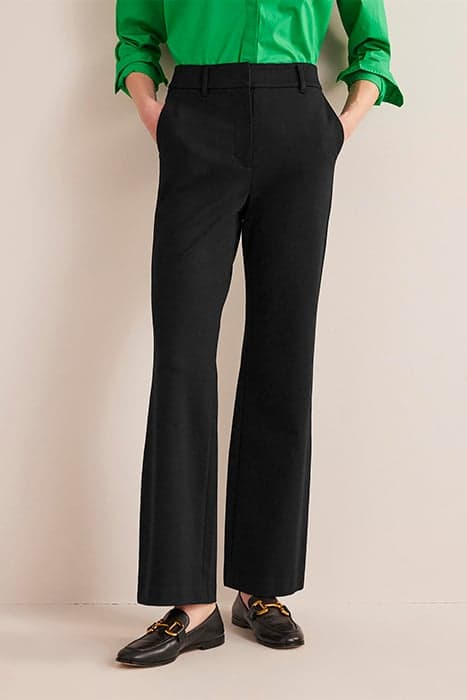 HAMPSHIRE FLARED TROUSERS BLACK by Boden