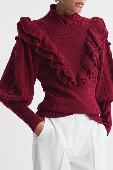 FELICITY-JOSLIN WOOL KNIT RHUBARB by Reiss