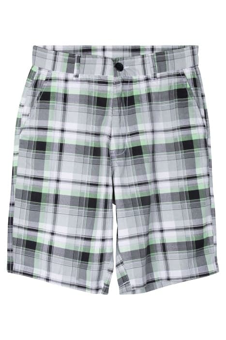 BIG CHECKED SHORTS WHT/BLK/LG by Urban Classics