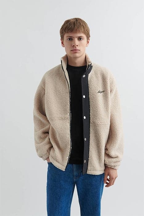 NOMAD PILE JACKET BEIGE by Axel Arigato