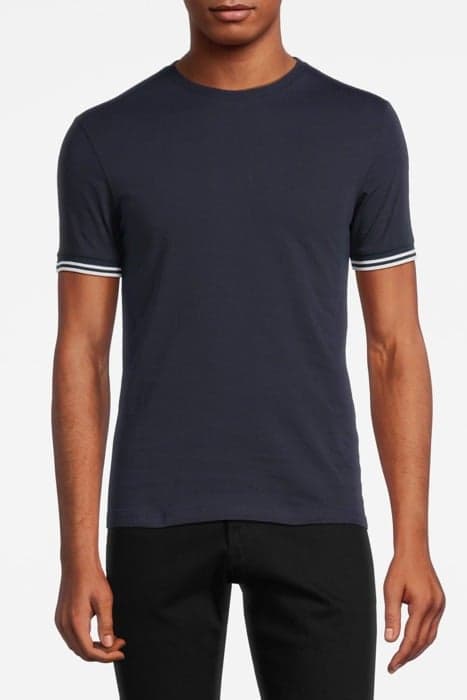 HARRISON-TIPPING SLEEV NAVY/WHITE by Reiss