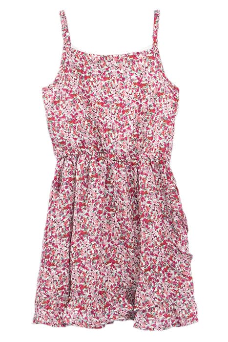 GIRLS’ FUCHSIA FLORAL PRINT STRAPPY DRESS FUSHIA by IKKS