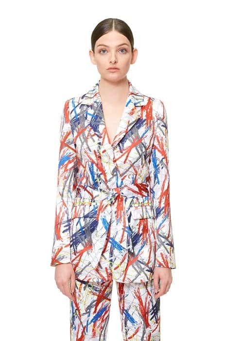 WOMEN'S SUIT BLAZER BRUSH PRINT. by Marcell von Berlin