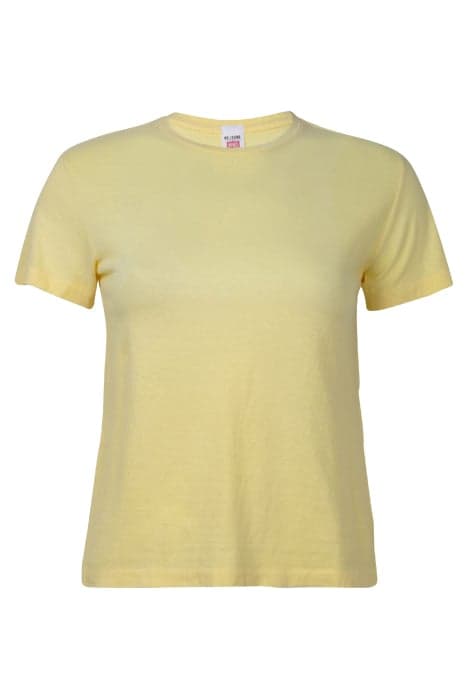 CLASSIC TEE FADED LEMON by RE/DONE