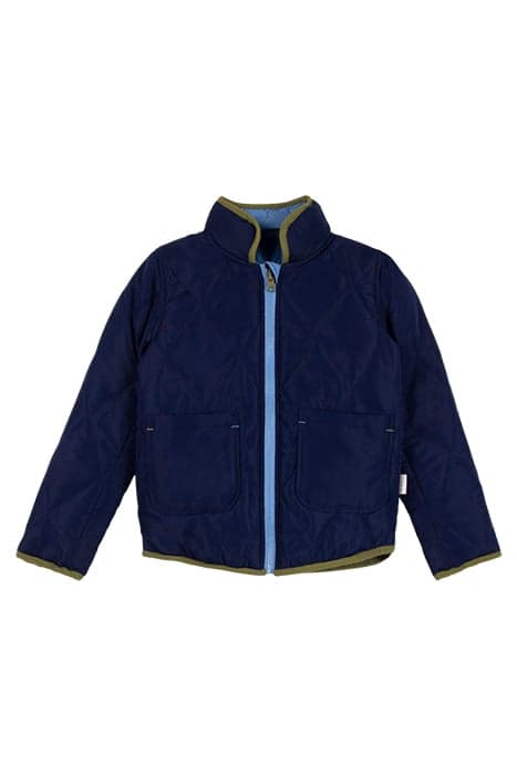 REVERSIBLE QUILTED JACKET MID BLUE by White Stuff