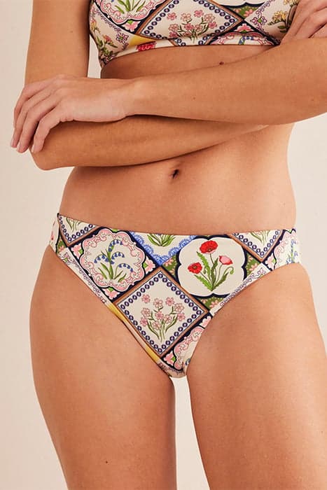 CLASSIC BIKINI BOTTOMS IVORY, WILD BLUEBELL by Boden