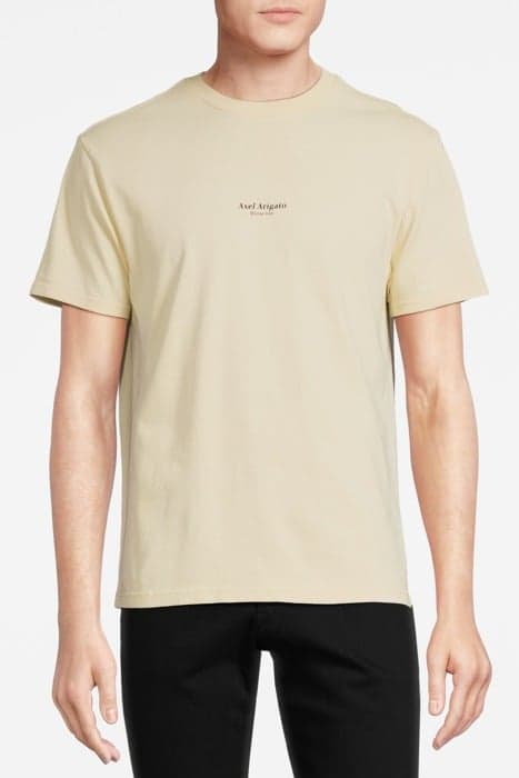 FOCUS T-SHIRT NATURAL YELLOW by Axel Arigato